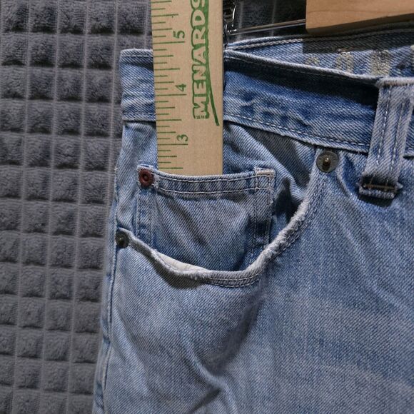 Converse Distressed Light Wash Jeans 36x30 VTG Y2K 90s Low Rise Workwear Grunge - Picture 10 of 16